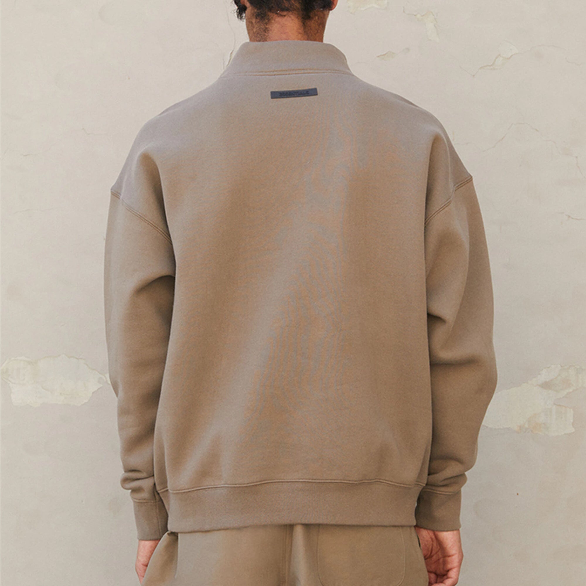 Fear of God Essentials FW21 Pullover Mock Neck Sweatshirt 'Harvest' FOG-FW21-011 - 6