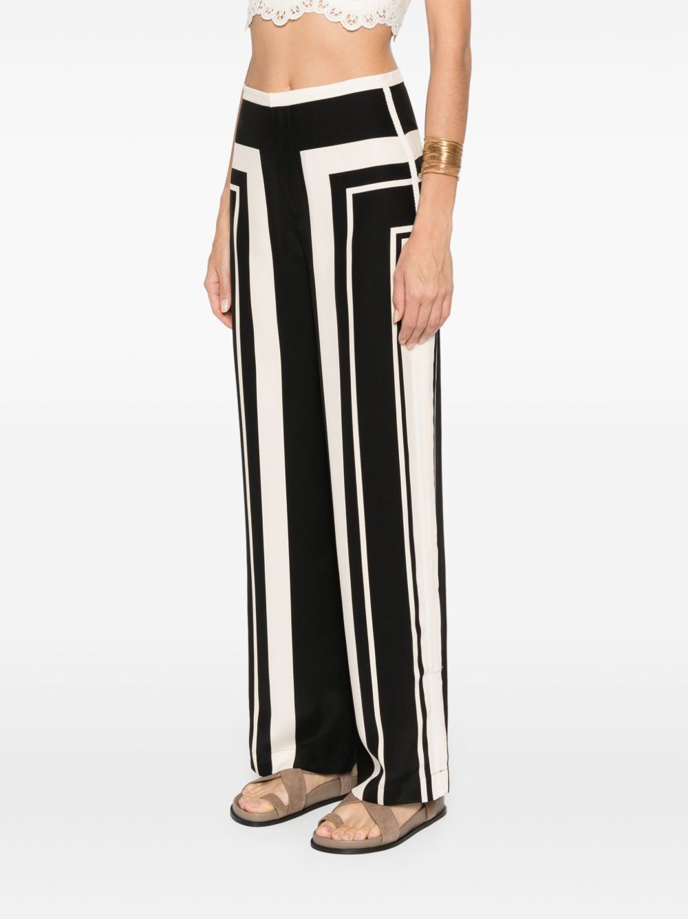 geometric-print trousers - 3