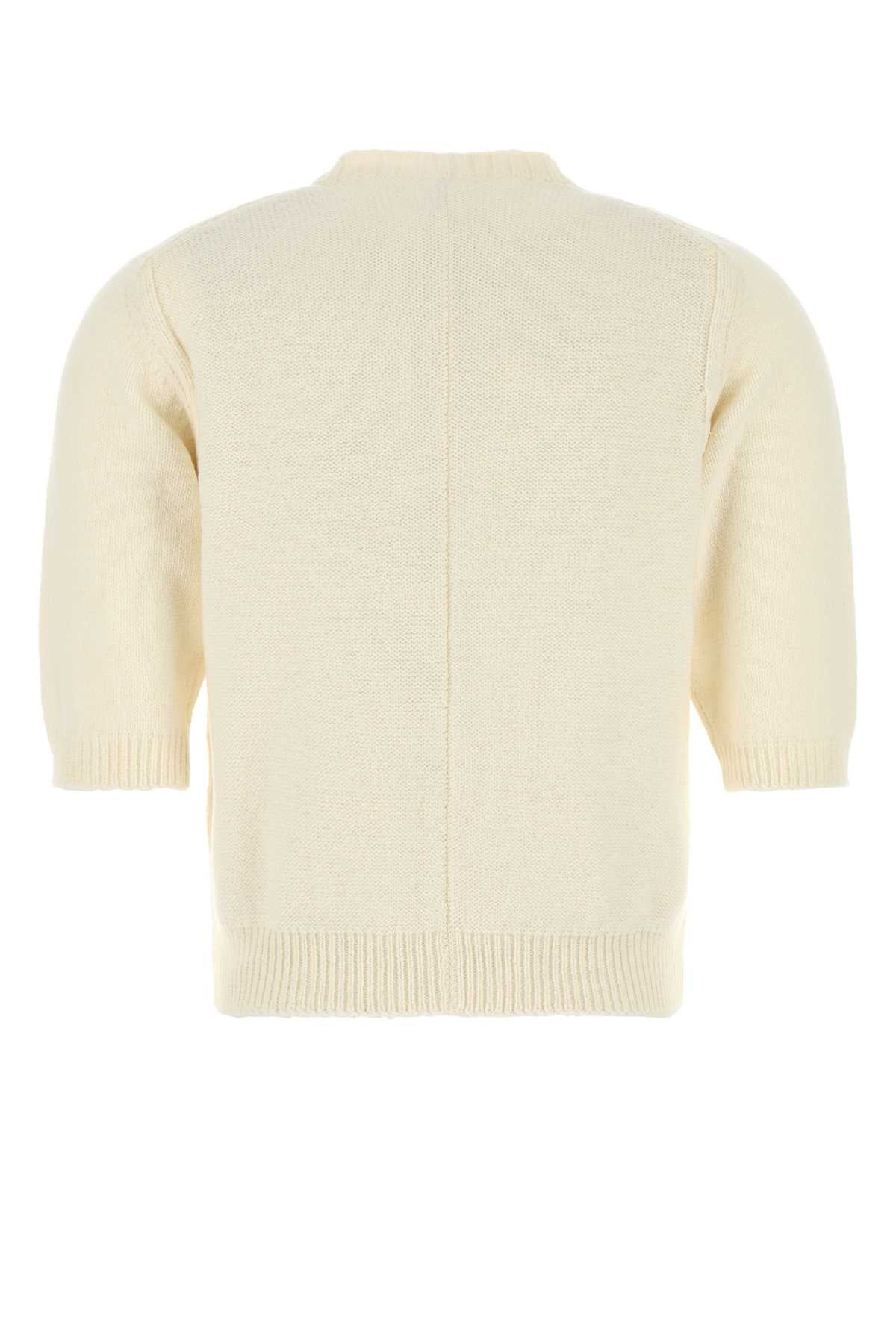Bottega Veneta Women Ivory Wool Sweater - 2