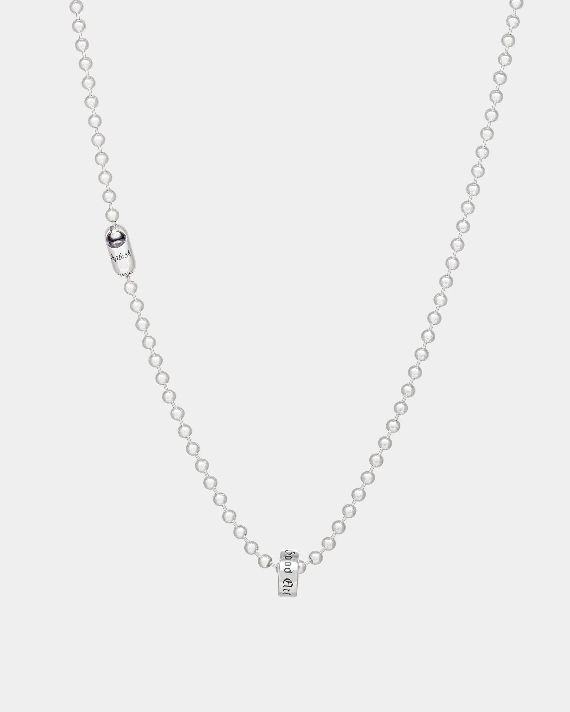 GOOD ART HLYWD POP LOCK GOOD ART LOGO NECKLACE 2A - STERLING SILVER - 1
