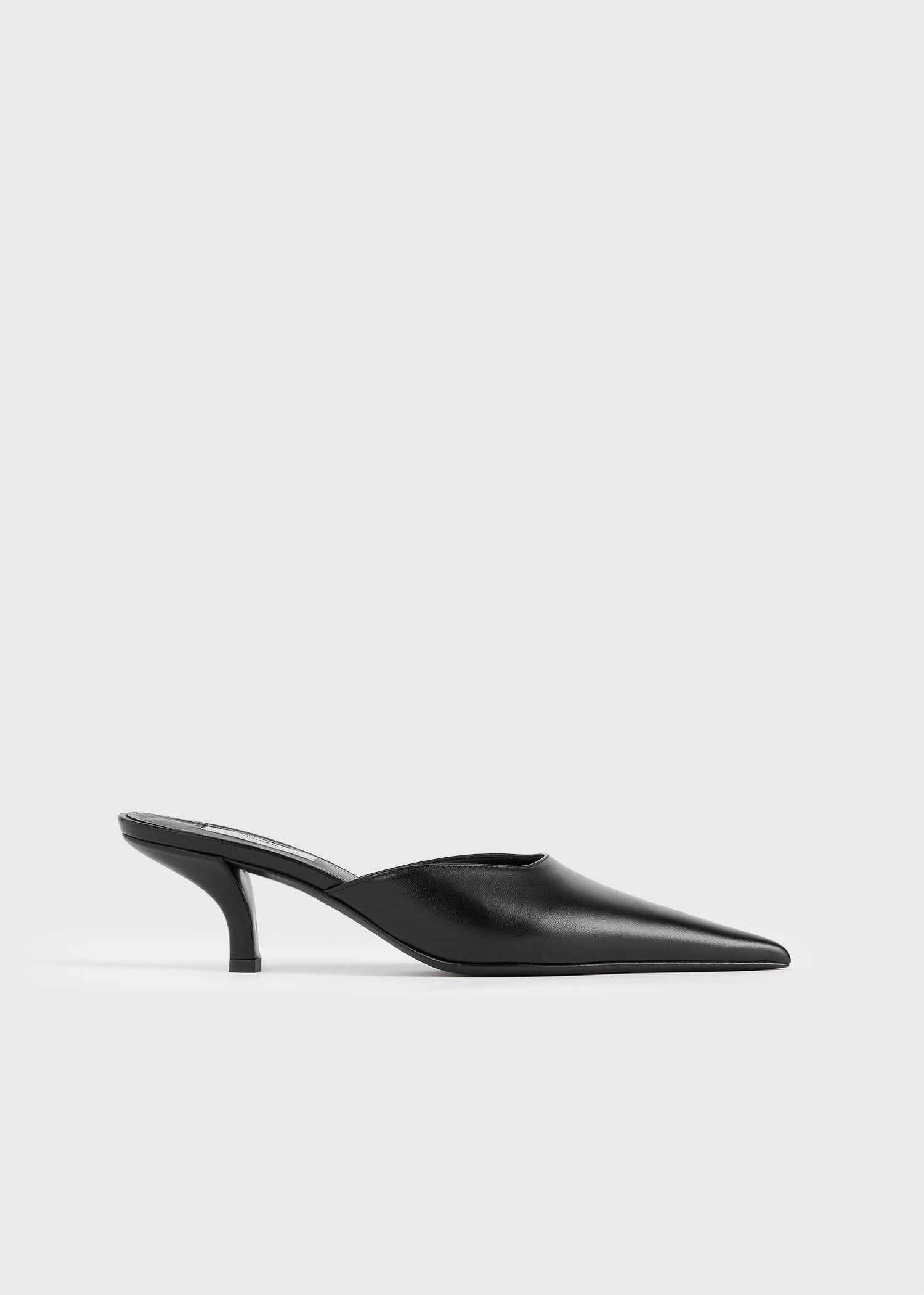 Sharp nappa mules black - 8