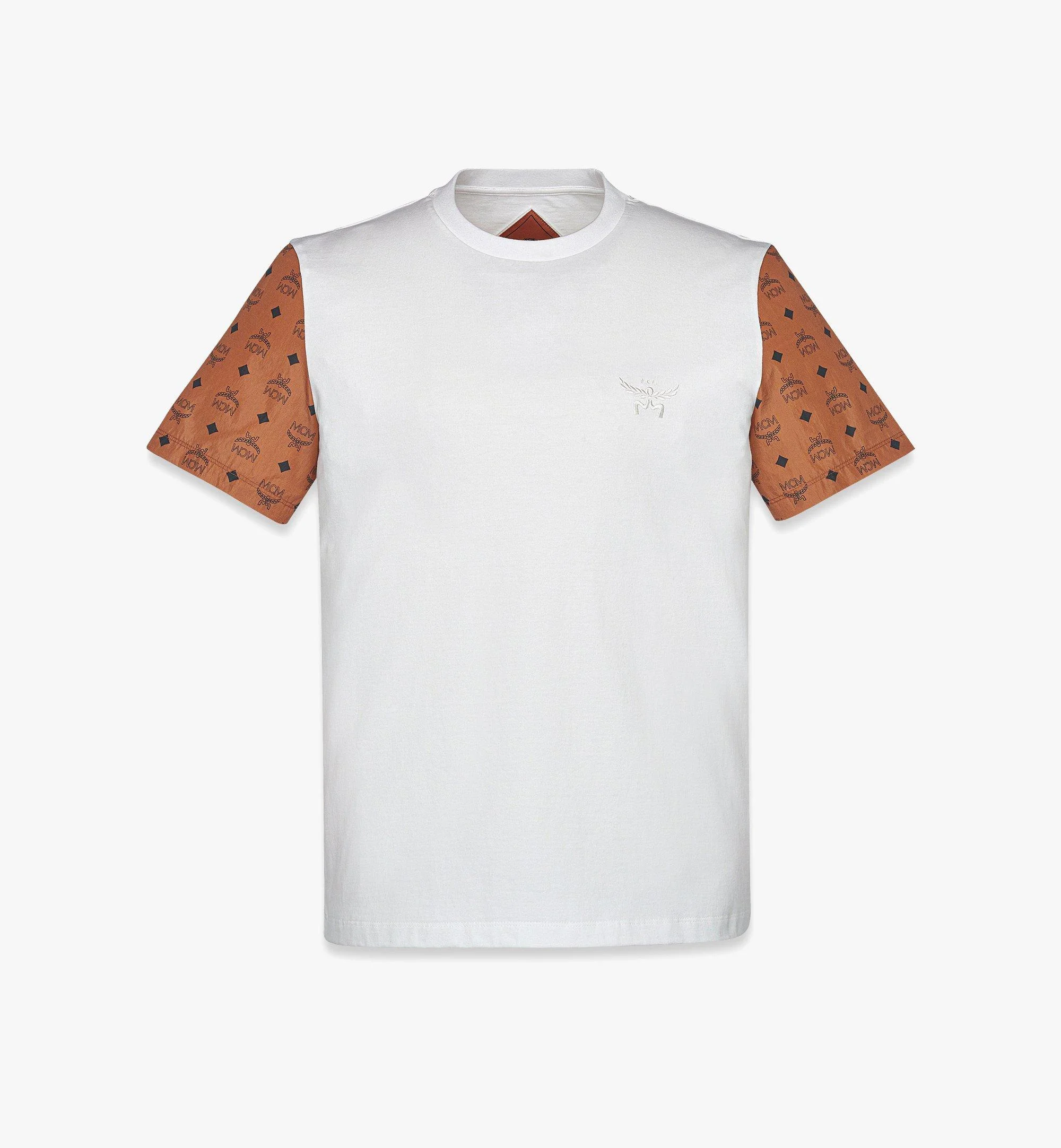 Logo T-Shirt in Cotton and Monogram ECONYL® - 1