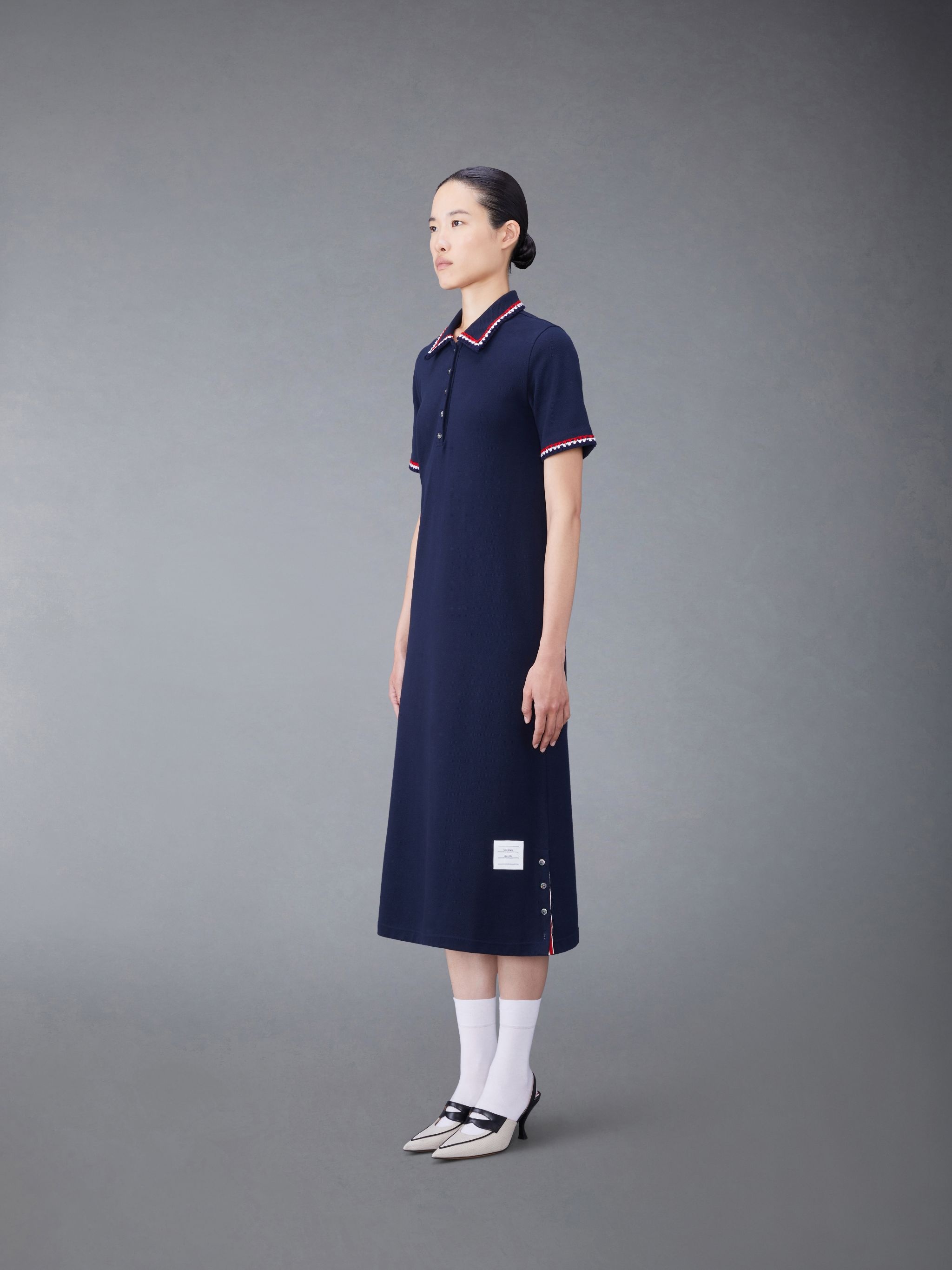 RWB-trimmed polo dress - 2