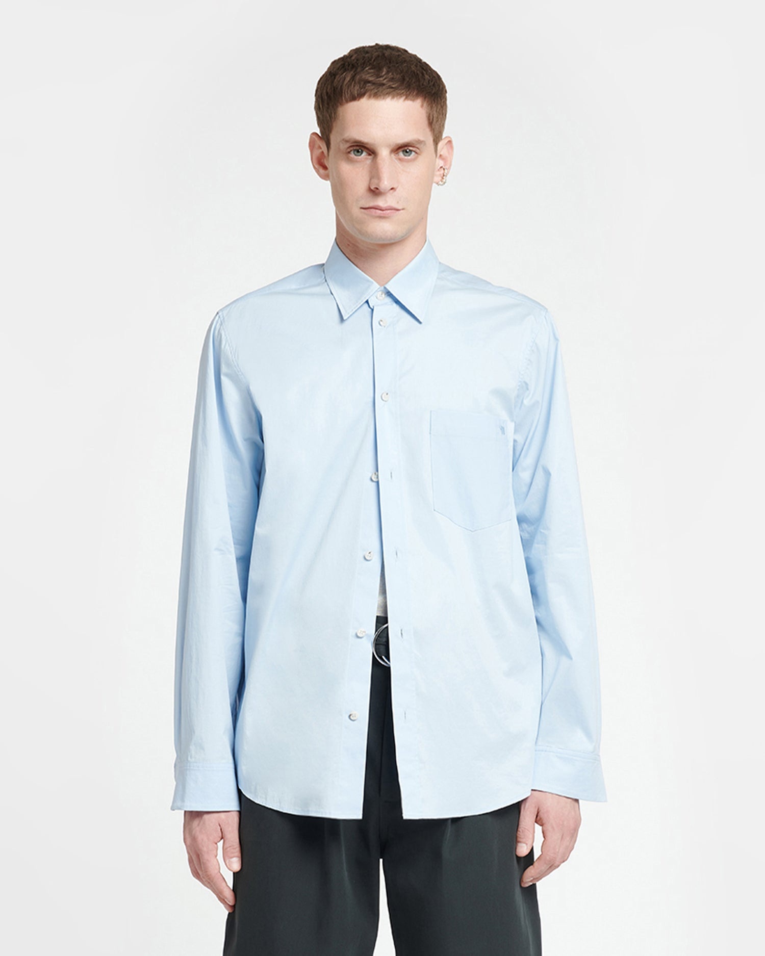 Upcycled Light Poplin Shirt - 1
