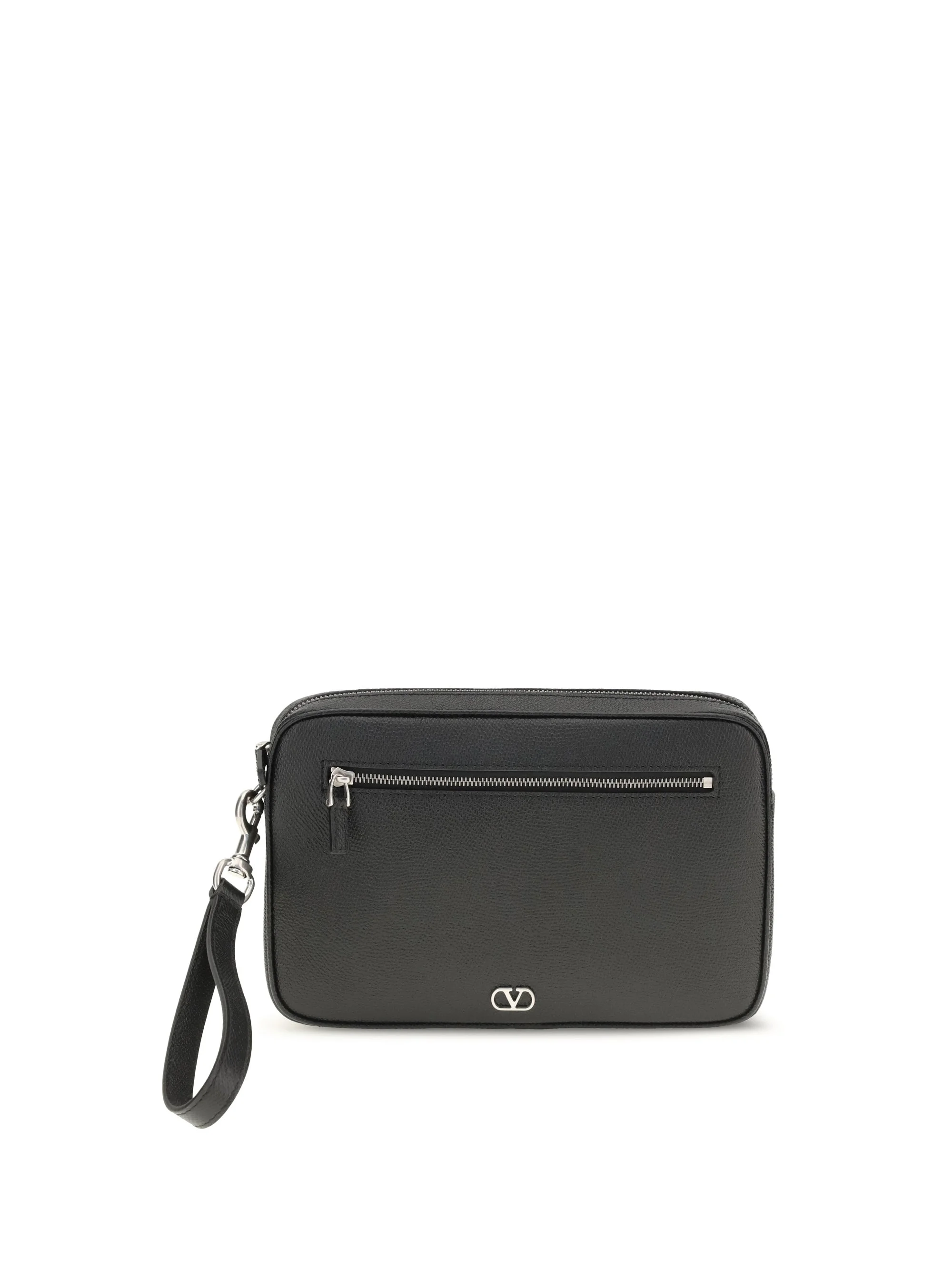Valentino Garavani Vlogo Signature Pouch Nero - 1