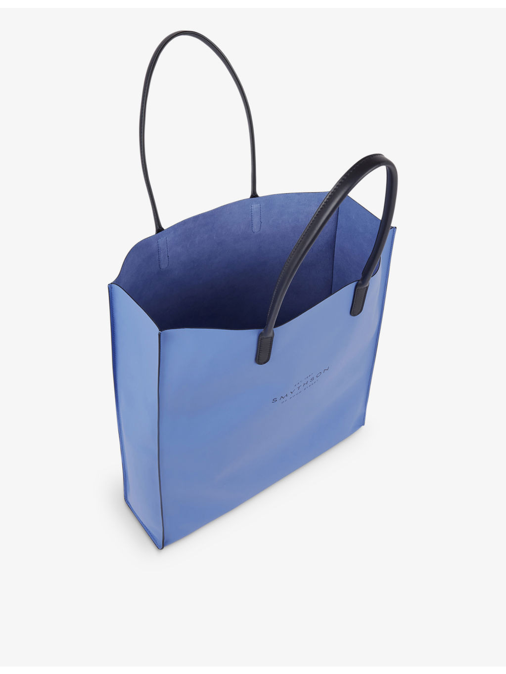 Kingly logo-embossed leather tote bag - 4