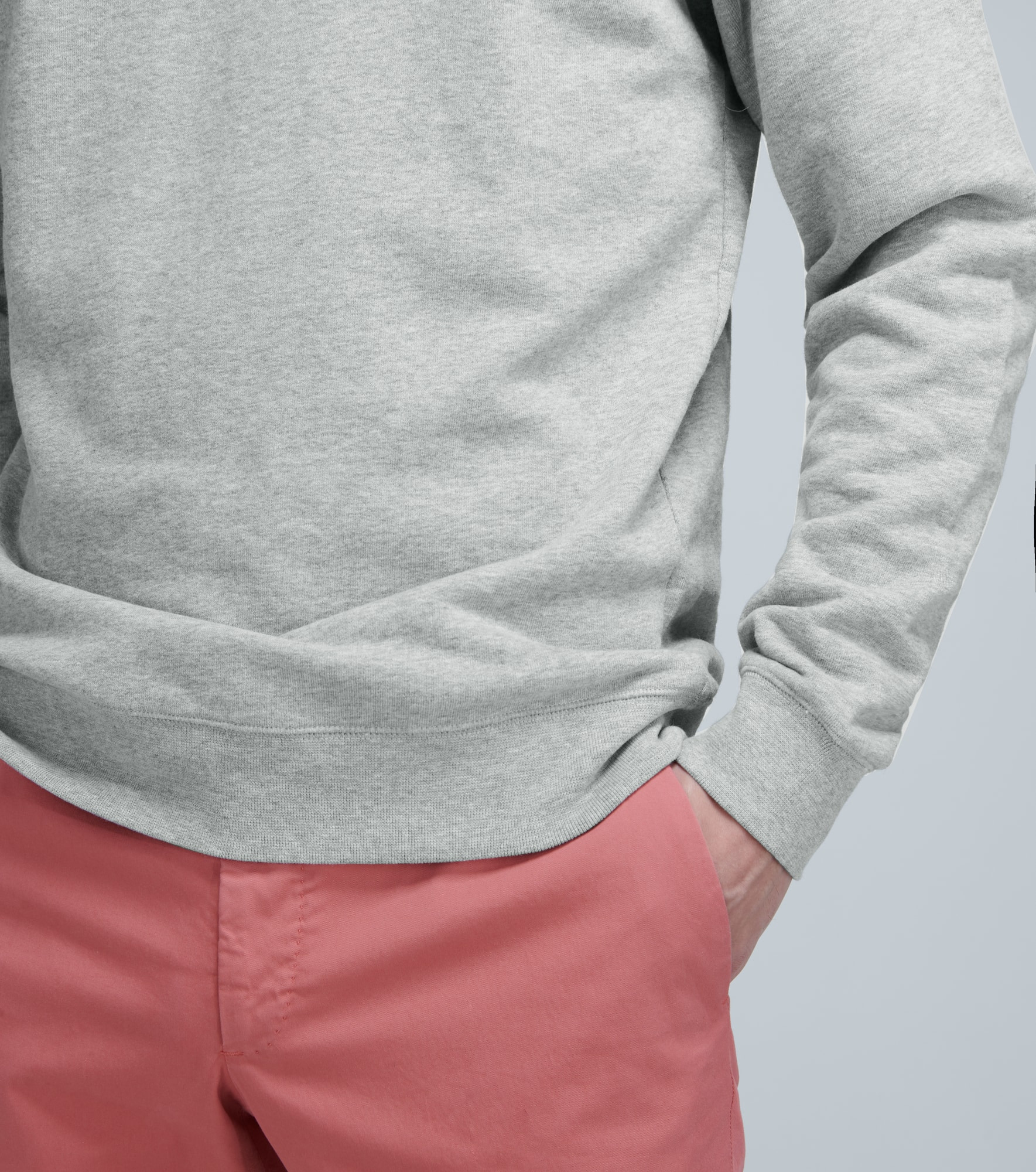 Cotton loopback sweatshirt - 5