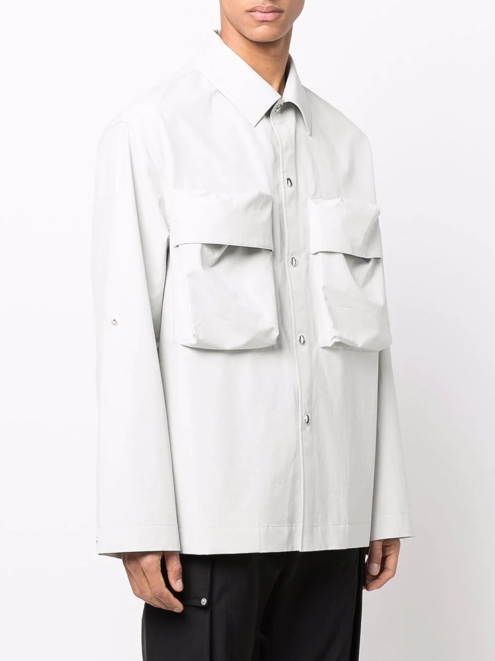chest-pocket shirt jacket - 3