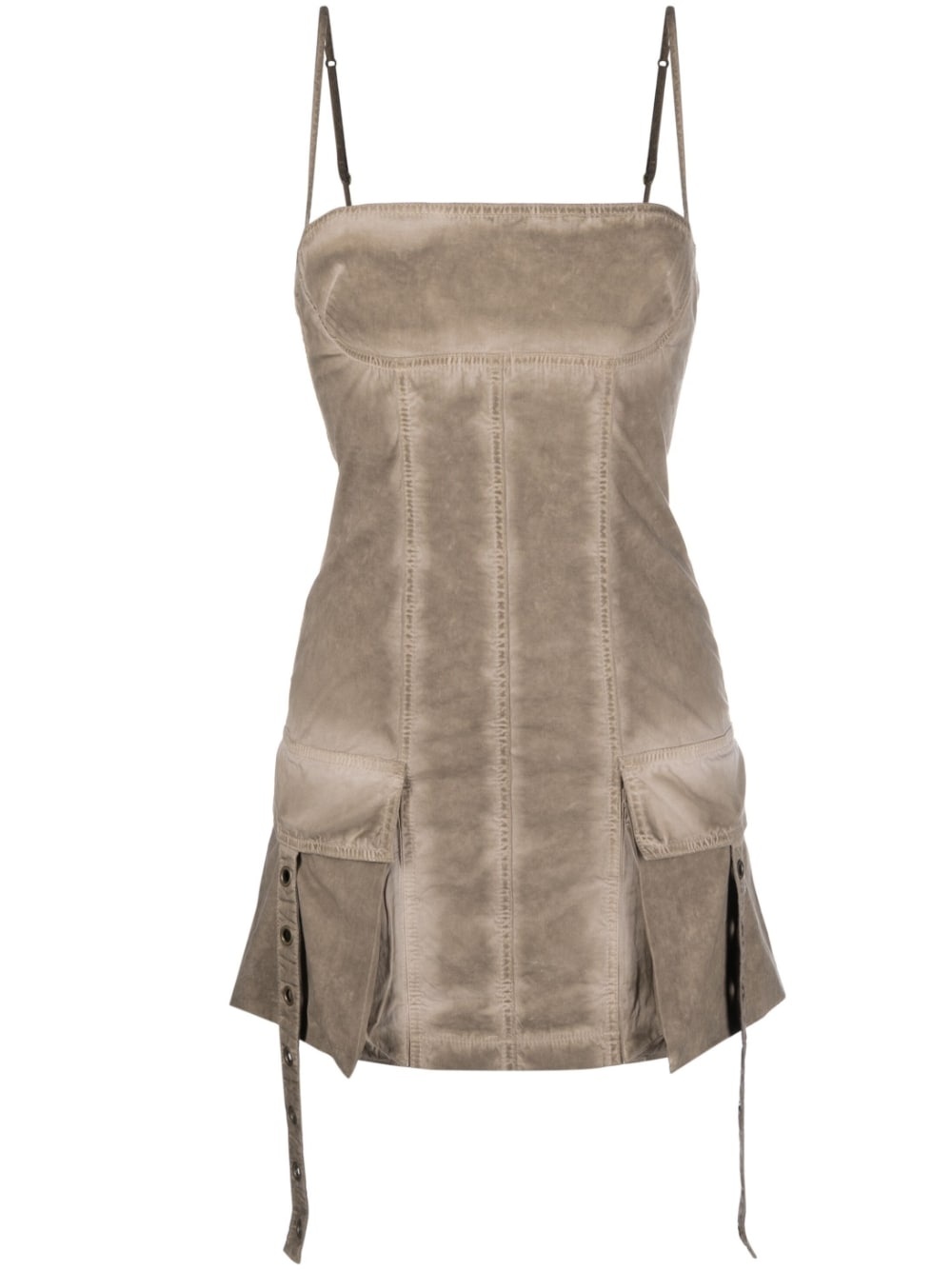 cargo-pocket minidress - 1