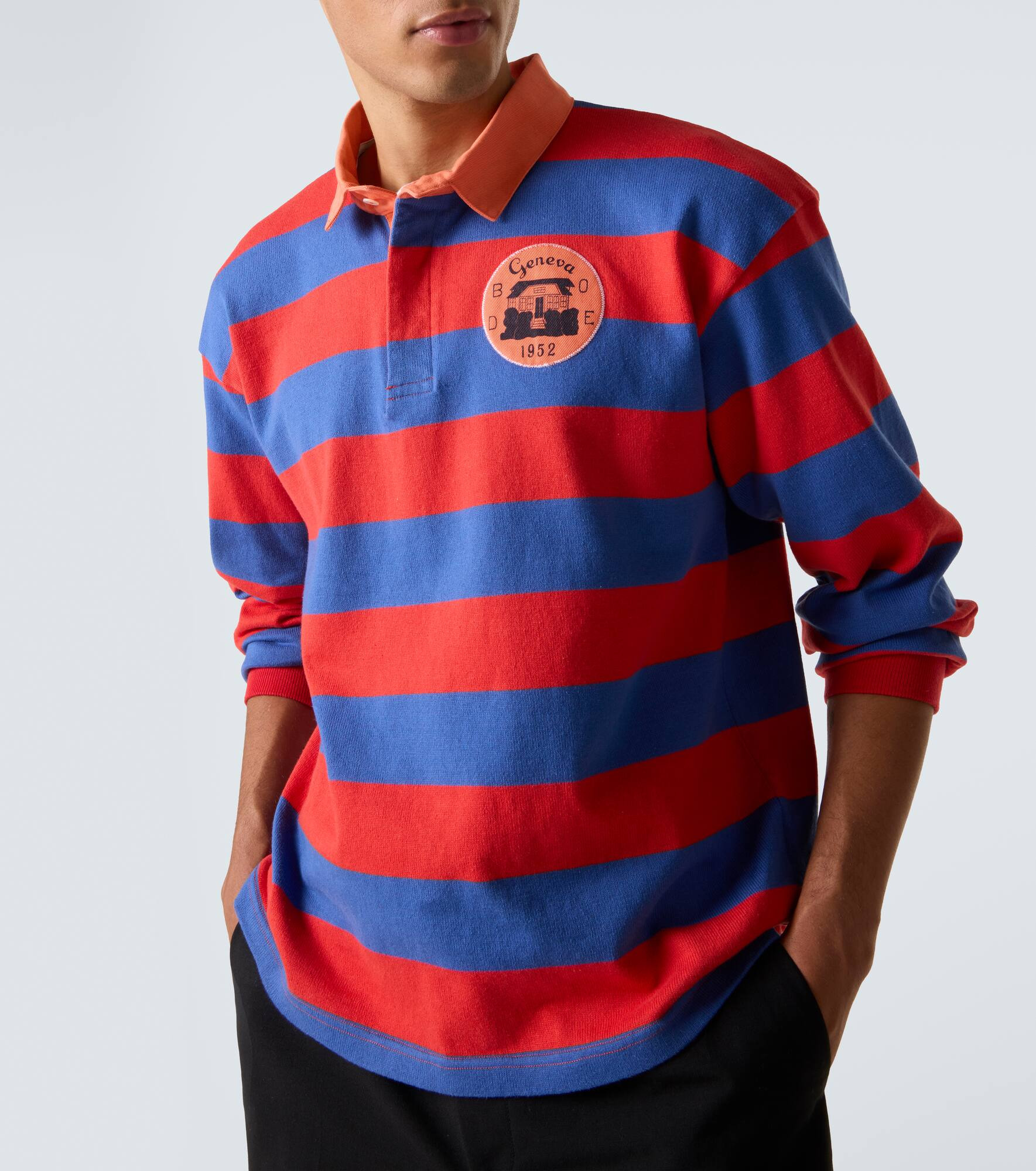Striped cotton polo shirt - 5
