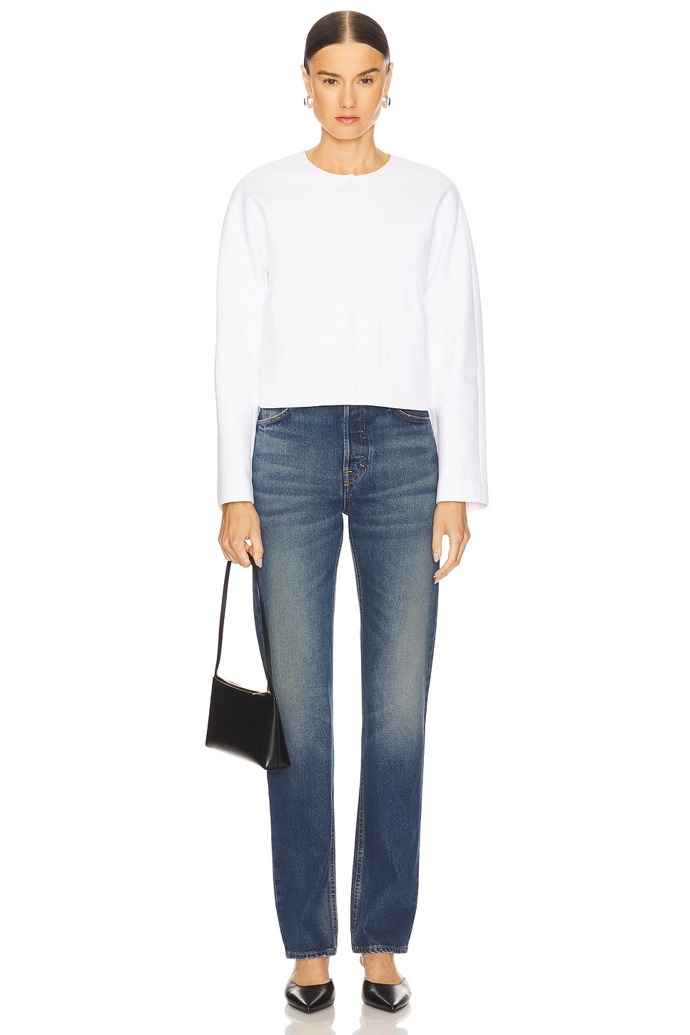 Collarless Jacket - 4
