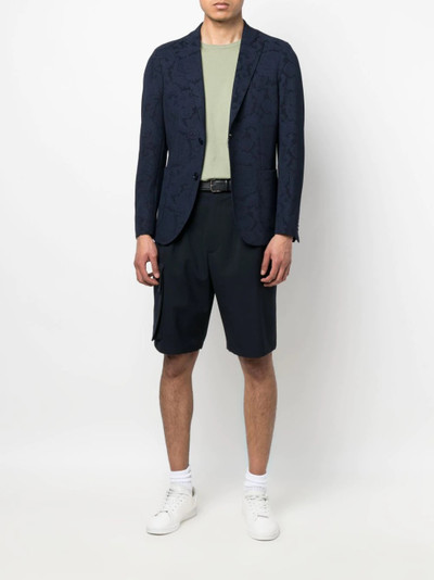 Etro notched-lapel single-breasted blazer outlook