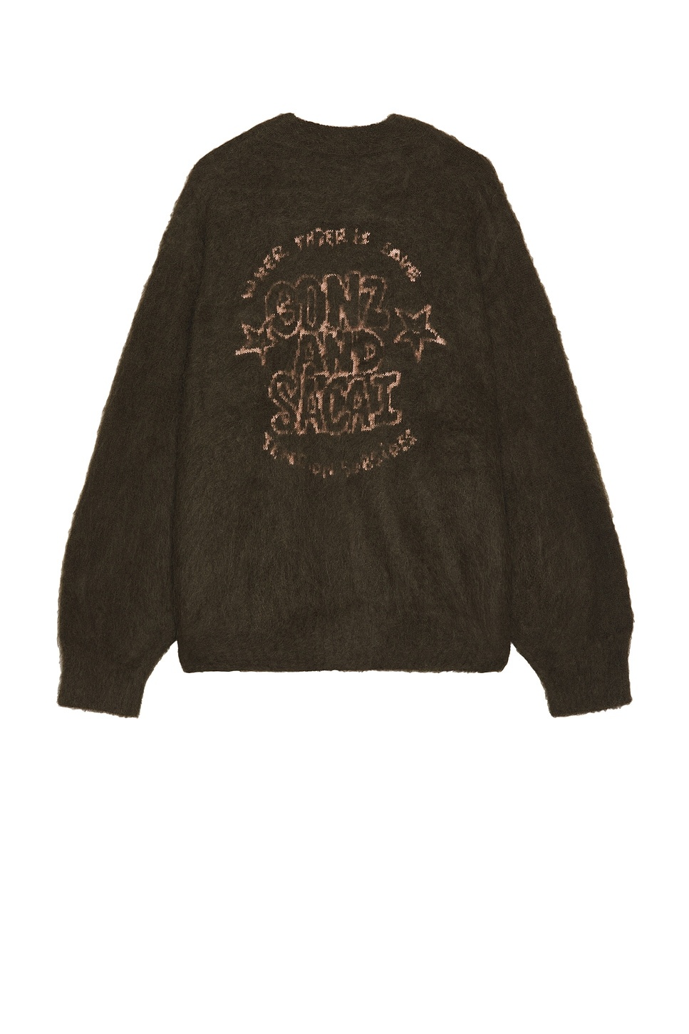 カーディガン Sacai \"Gonz Mohair Knit\" cardigan sacai Gonz Mohair Knit Cardigan | REVERSIBLE
