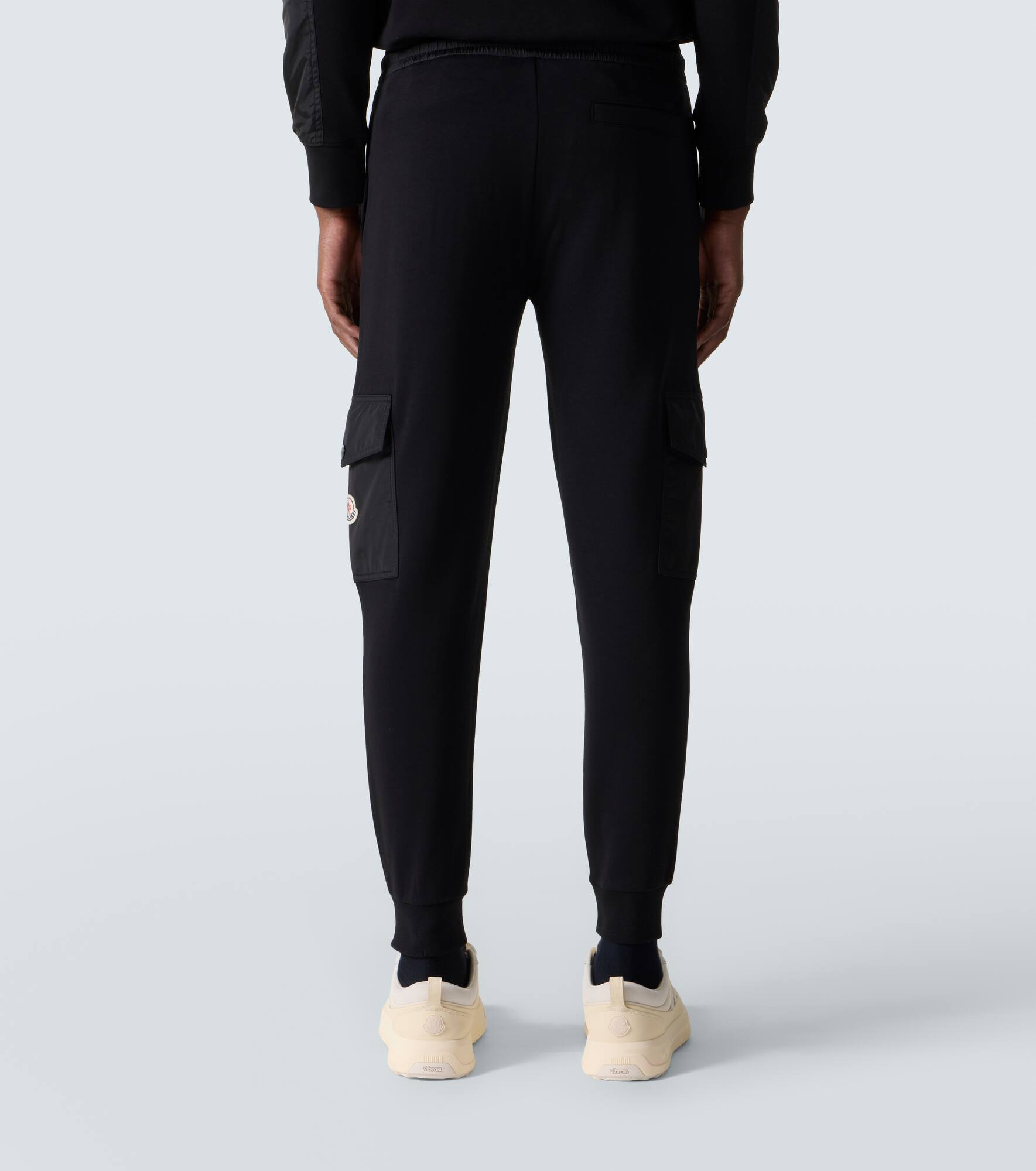 Cotton-blend sweatpants - 4