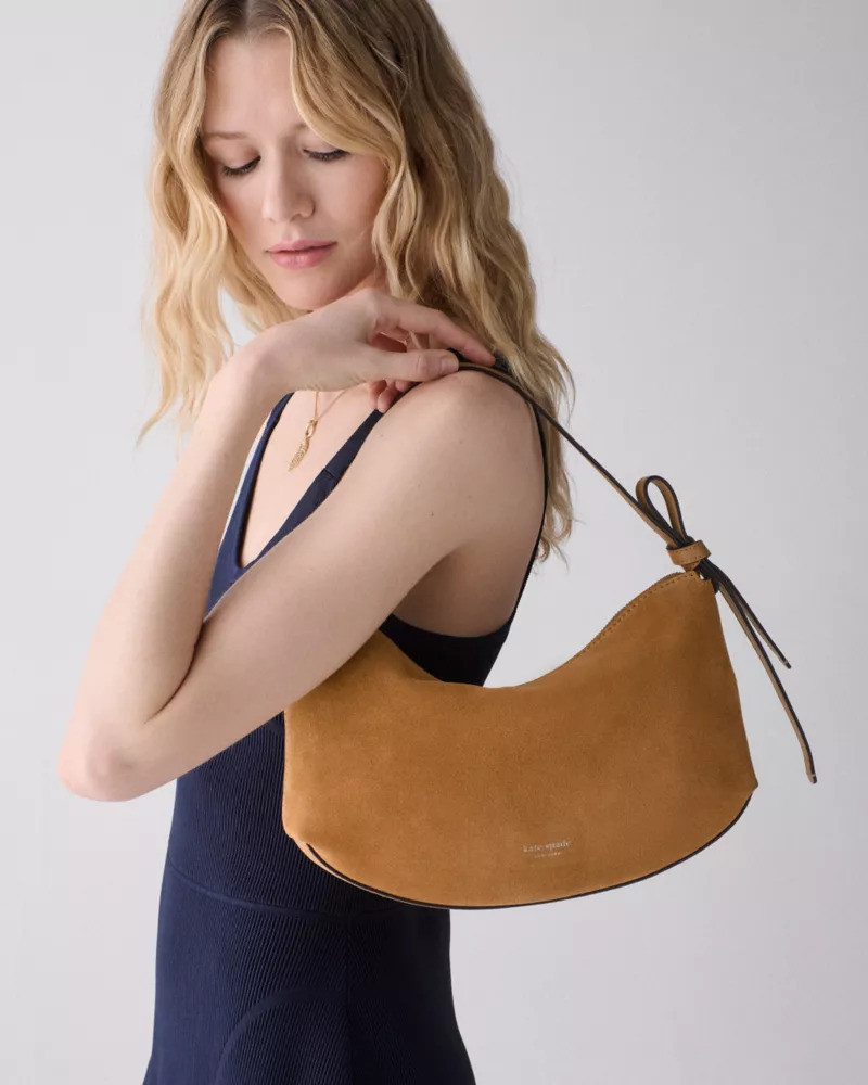 kate spade Loop Suede Shoulder Bag outlook