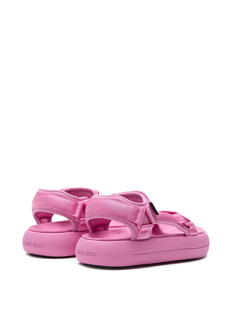 MOON BOOT logo-strap platform sandals outlook