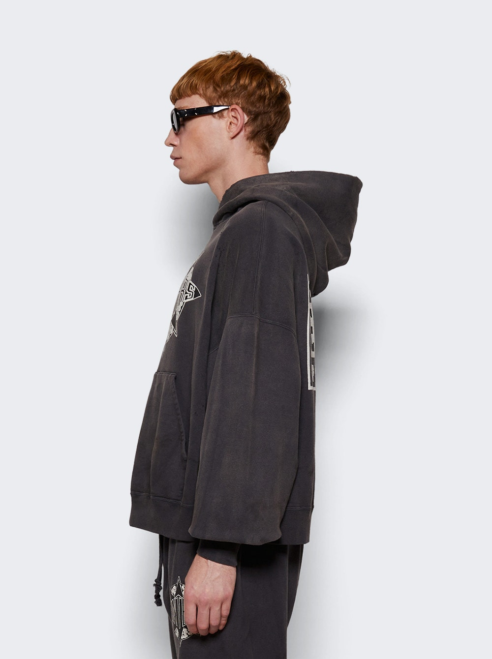 X Denim Tears Hoodie Washed Black - 4