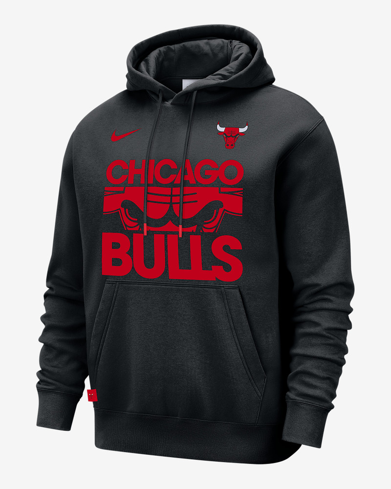 Chicago Bulls Club Courtside Men's Nike NBA Pullover Hoodie 1