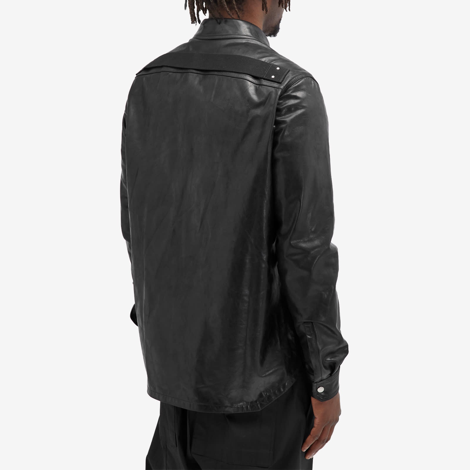 Rick Owens Rick Owens Leather Outershirt | REVERSIBLE