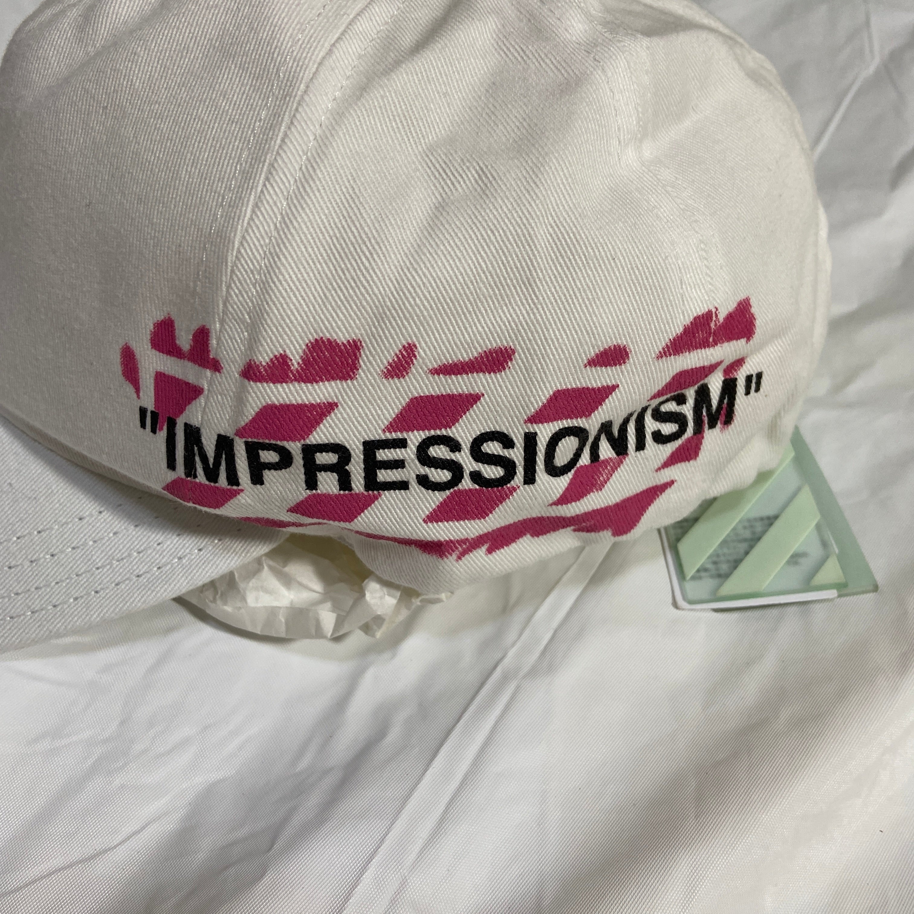Off-White “Impressionism” stripe hat - 4
