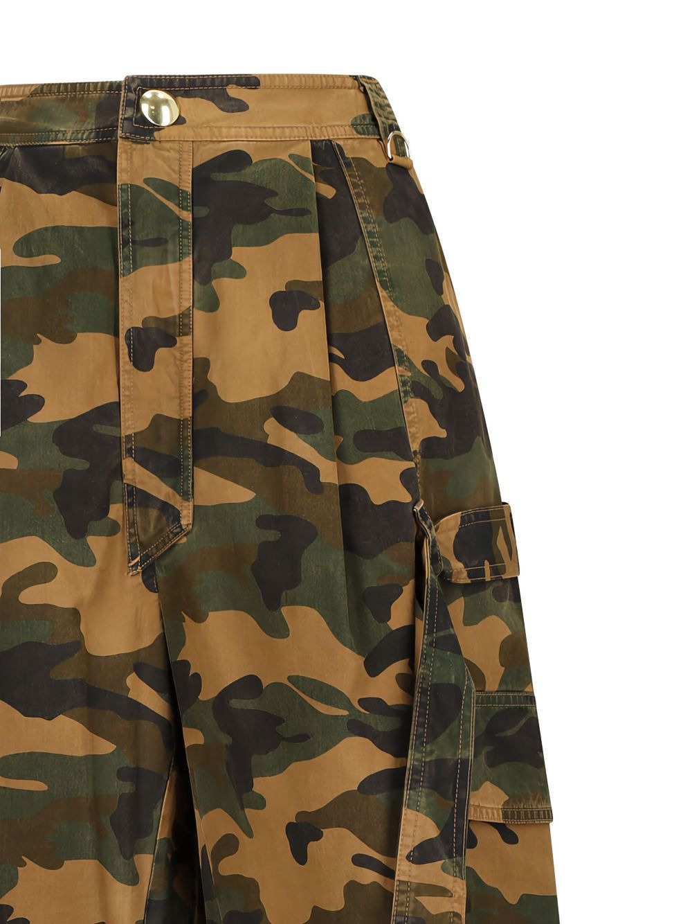 camouflage cargo-pocket trousers - 3