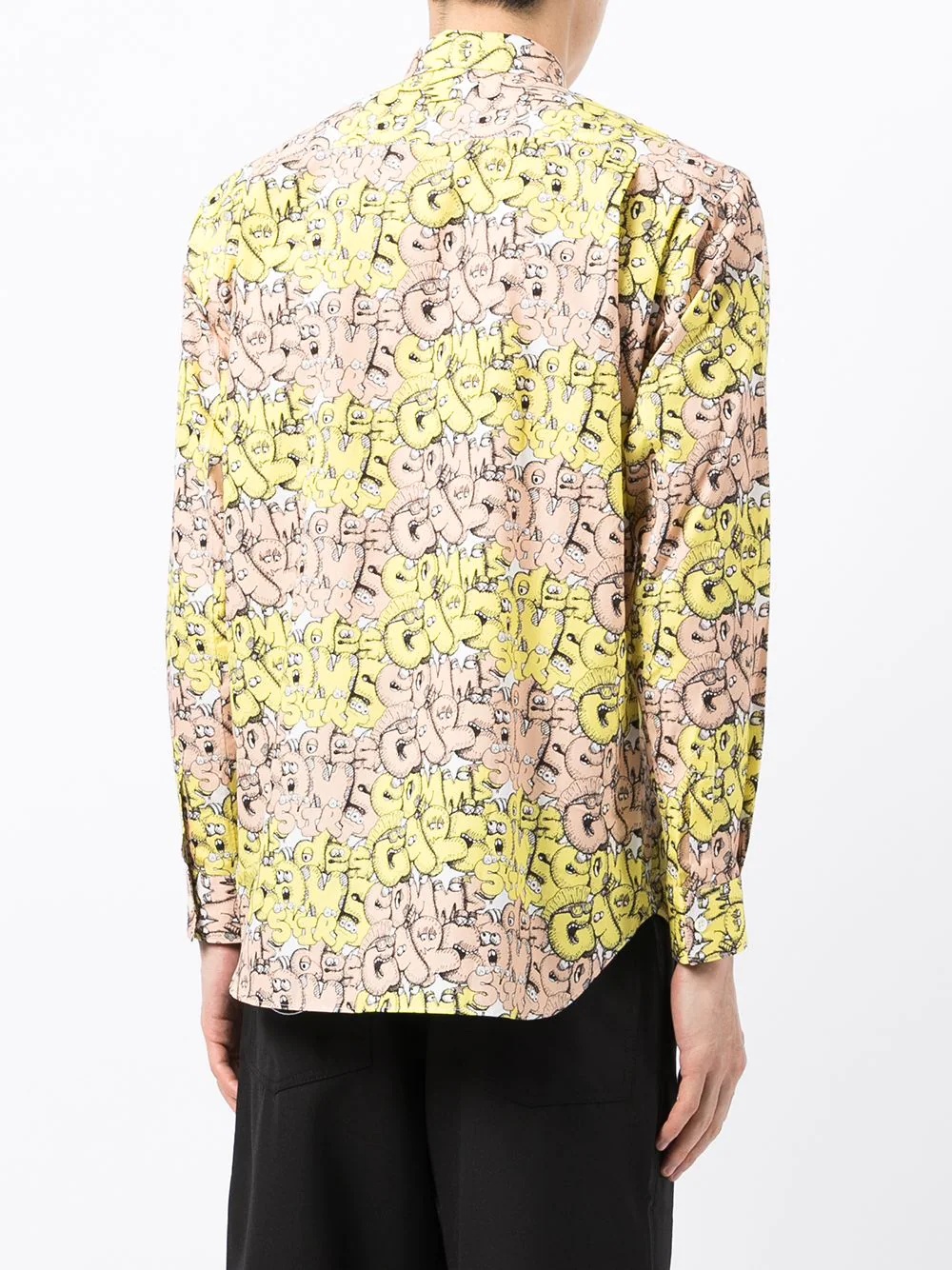 graphic-print cotton shirt - 4