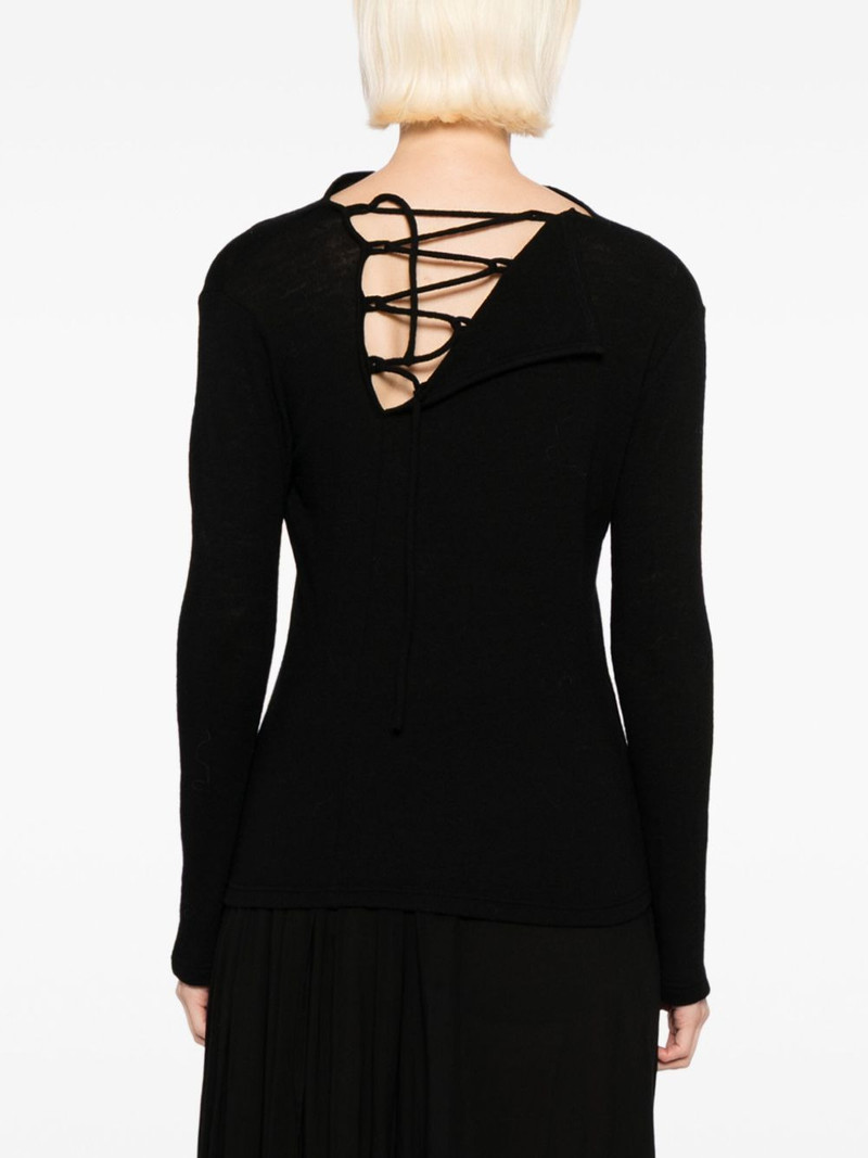 lace-up back knitwear 4