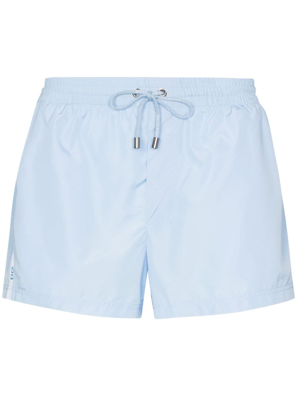 drawstring swim shorts - 1