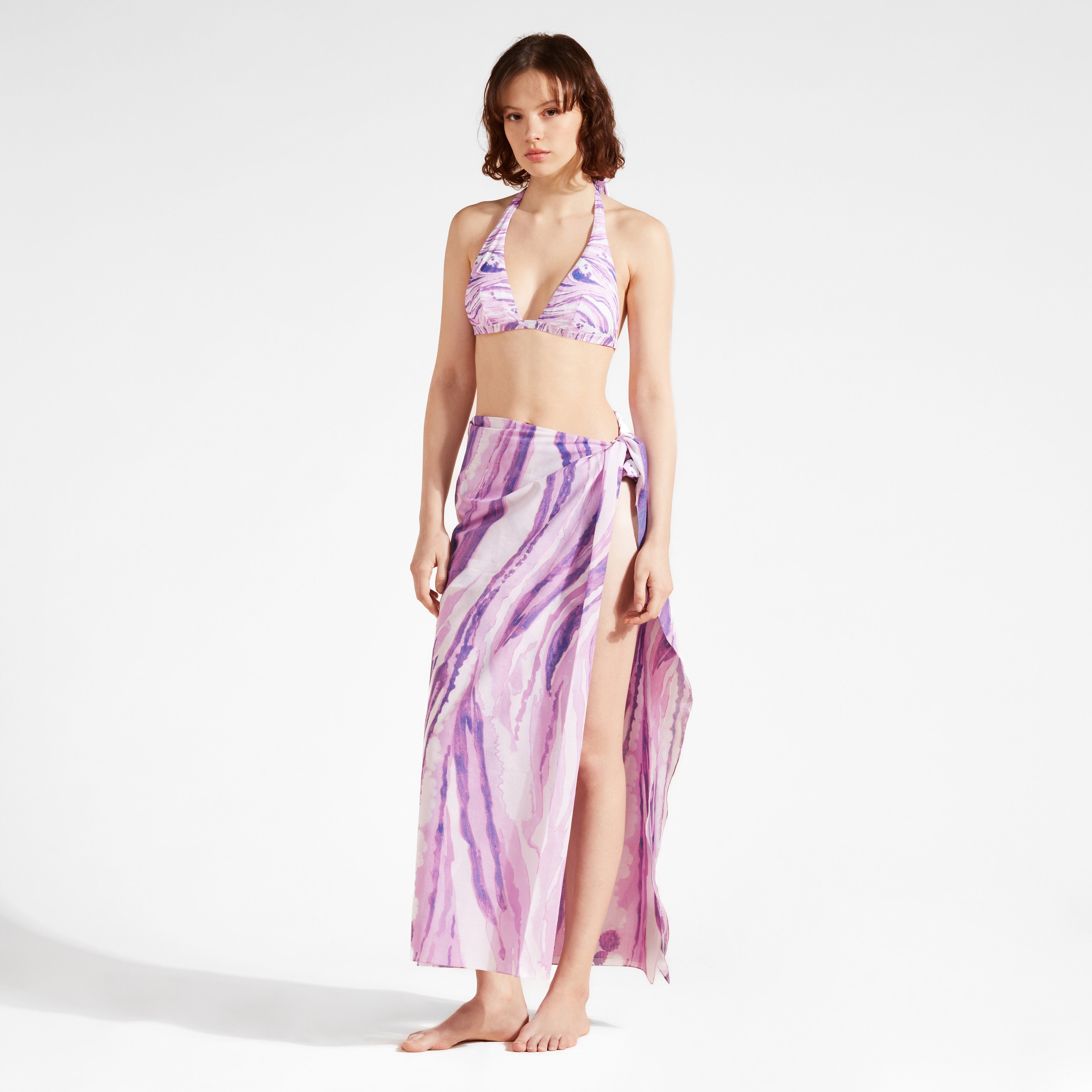 Women Halter Bikini Top Wave - Vilebrequin x Maison Kitsuné - 4
