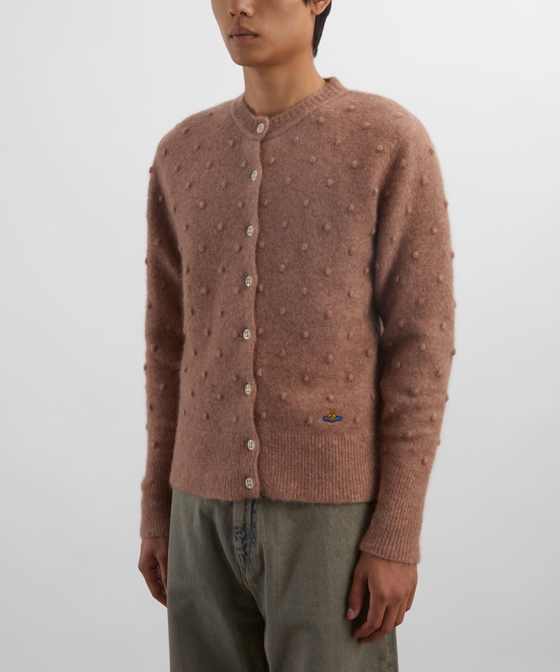 Vivienne Westwood Rubina Blush Alpaca-Wool Cardigan outlook