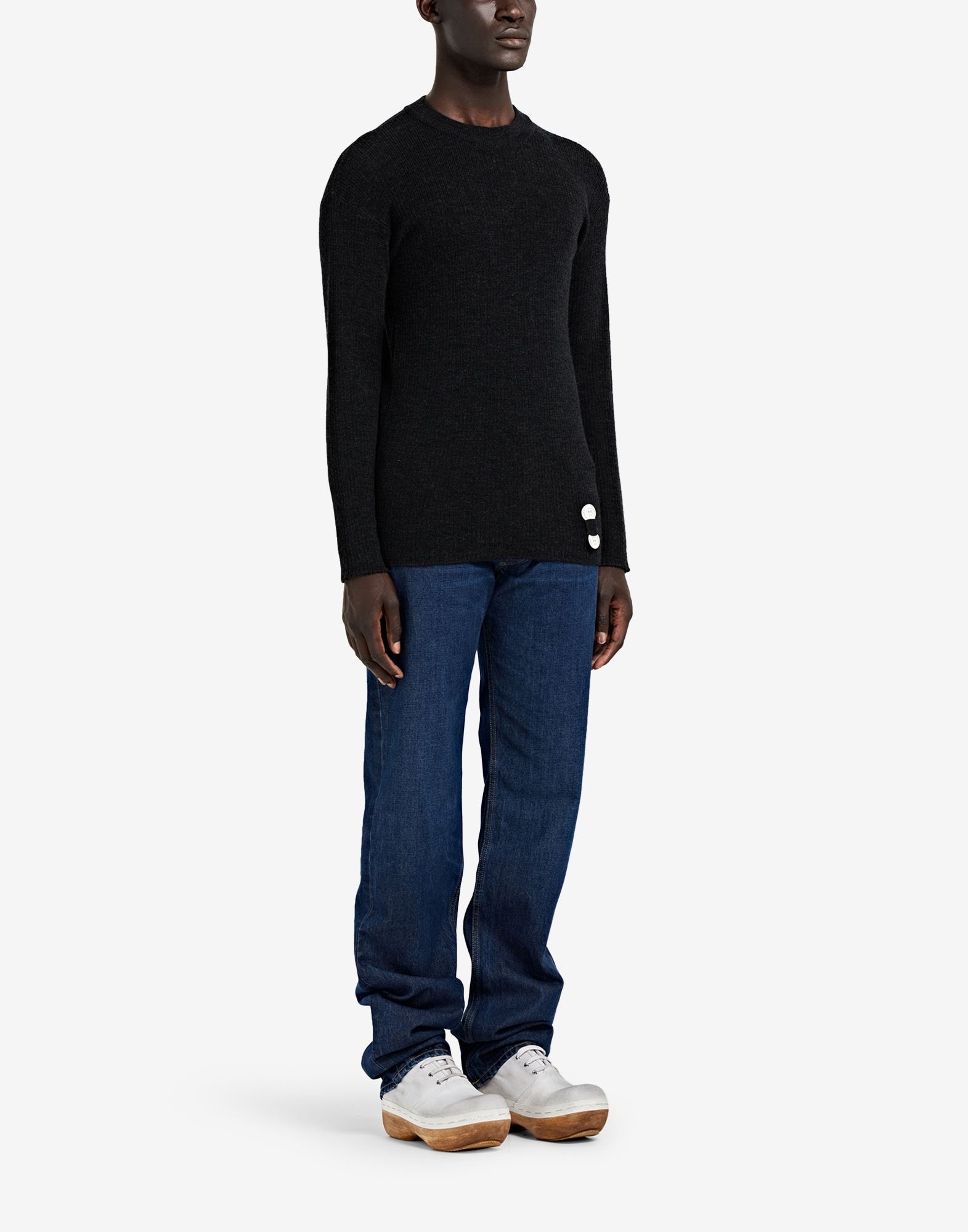 High neck ribbed sweater - 3