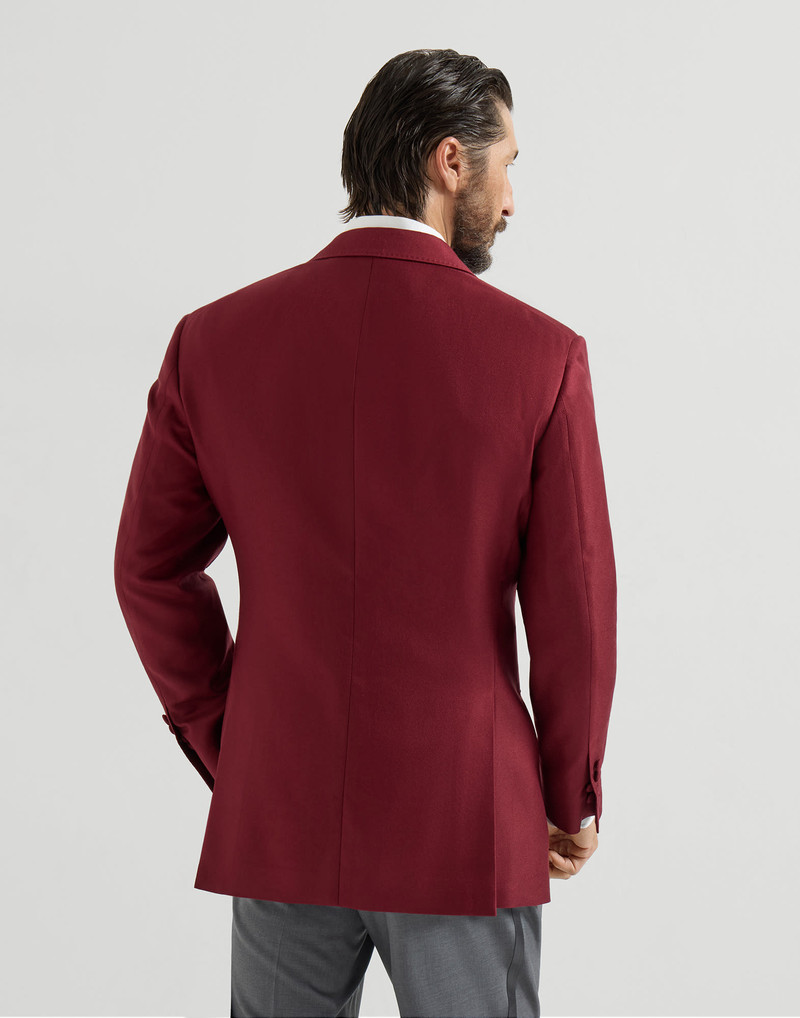 Silk diagonal tuxedo jacket with peak lapels 3