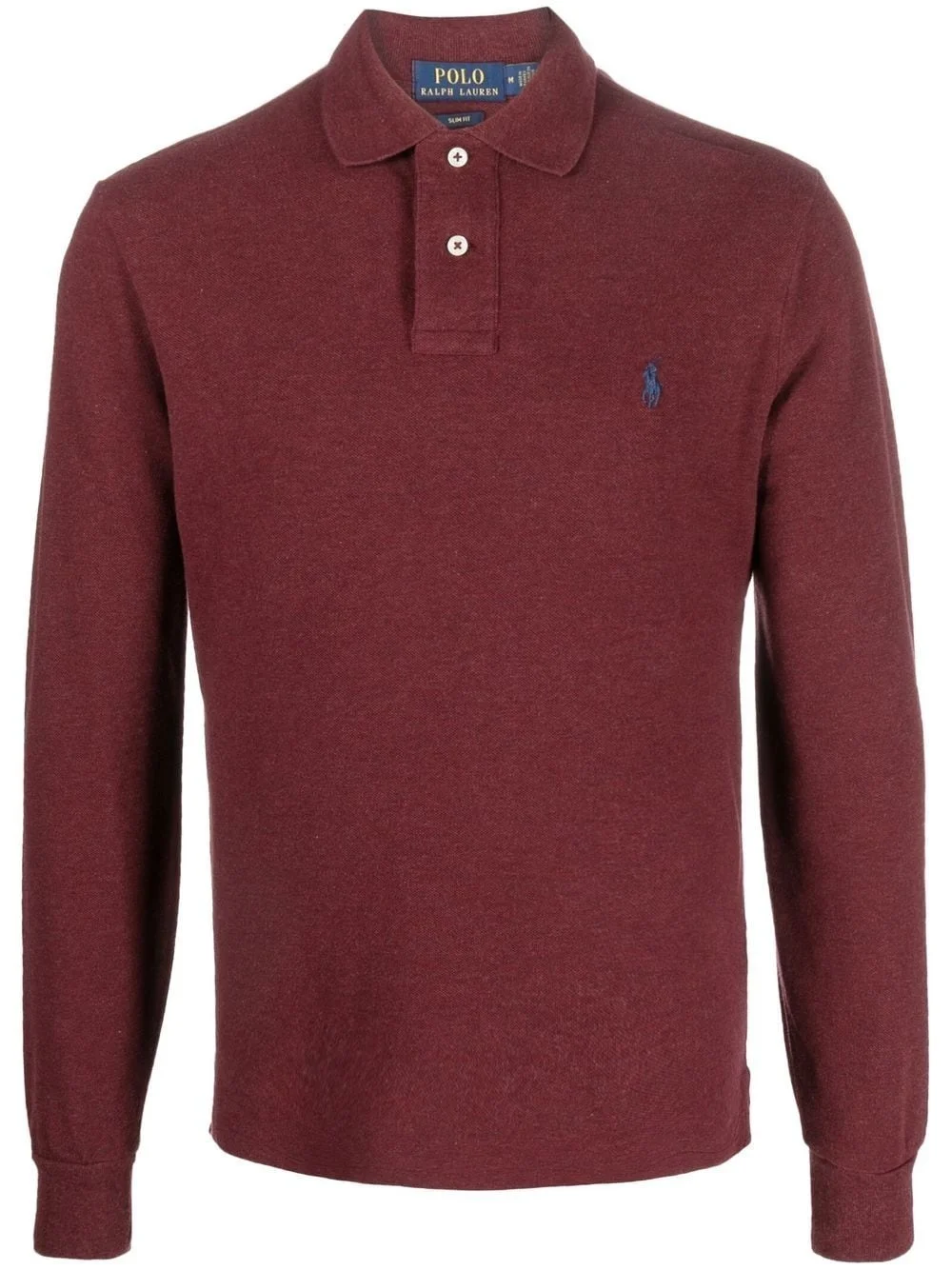 long-sleeve polo shirt - 1