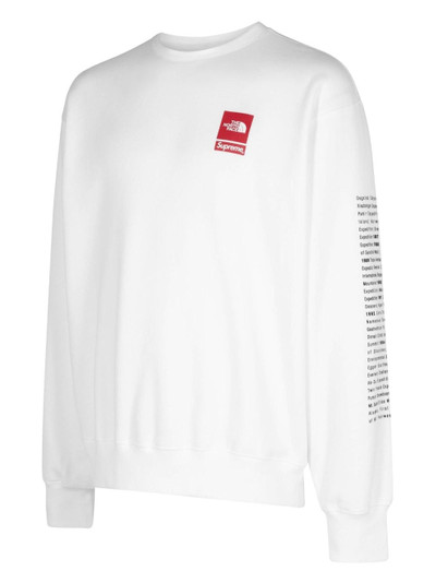 Supreme x The North Face "White" sweatshirt outlook
