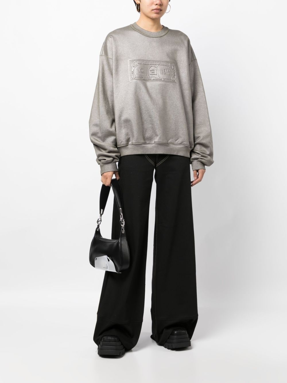 alexanderwang（M）美品 Alexander Wang Cutout Crystal Embellished Logo Charms