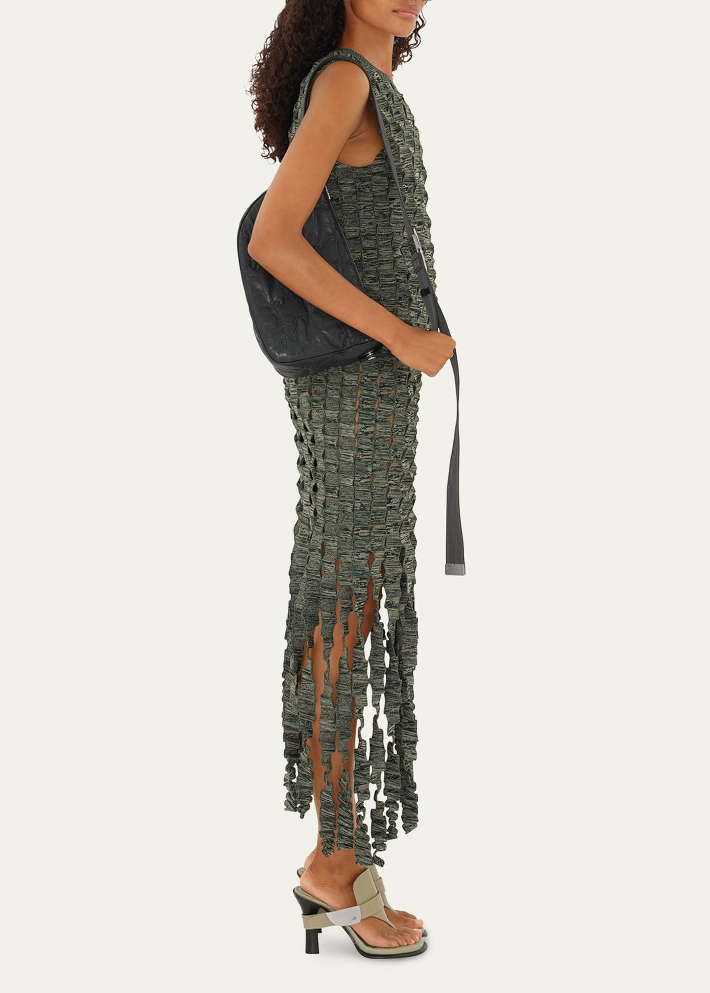 Asymmetric Fringe Dress - 4