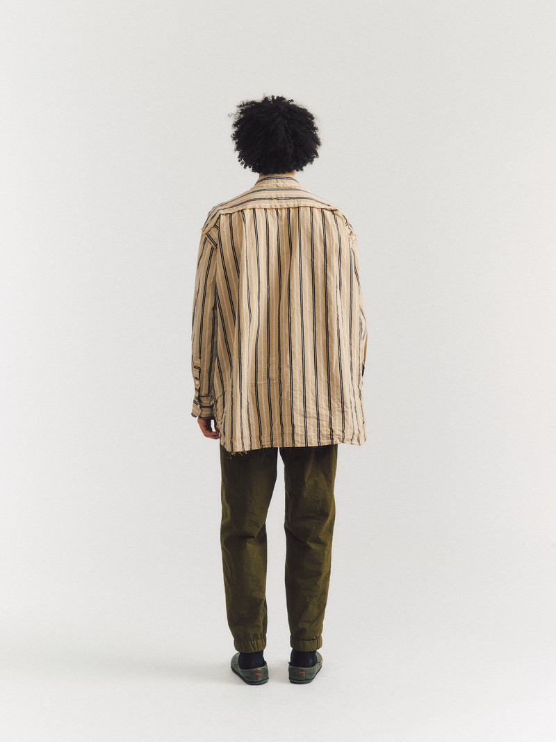 HAMNET RAW EDGE SHIRT - PAPER COT STRIPE - AS IS N° 2 4