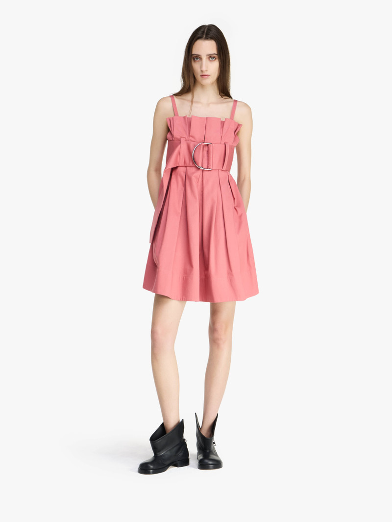 JW Anderson PLEATED D-RING MINI DRESS outlook