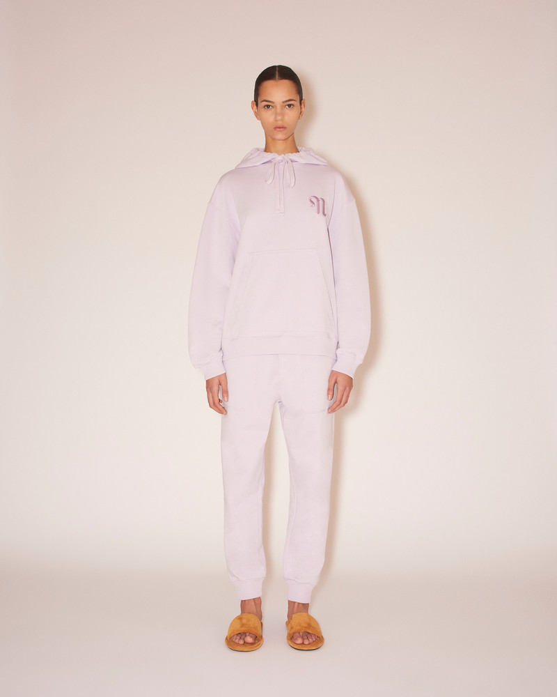 Nanushka EVER - Organic cotton hoodie - Lilac outlook