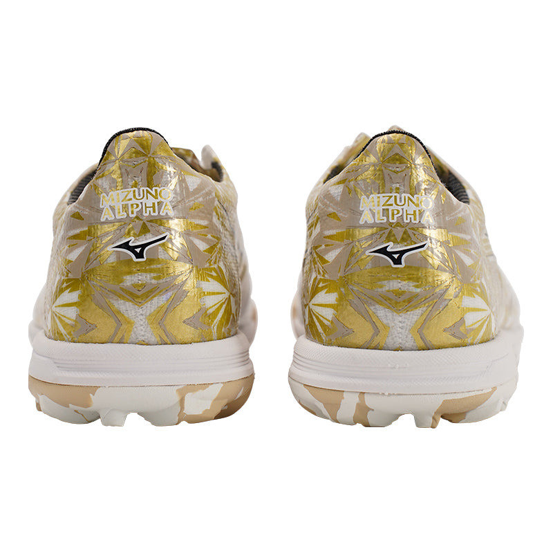 Mizuno Mizuno Alpha Elite AS TF 'White Gold' P1GD246250 outlook