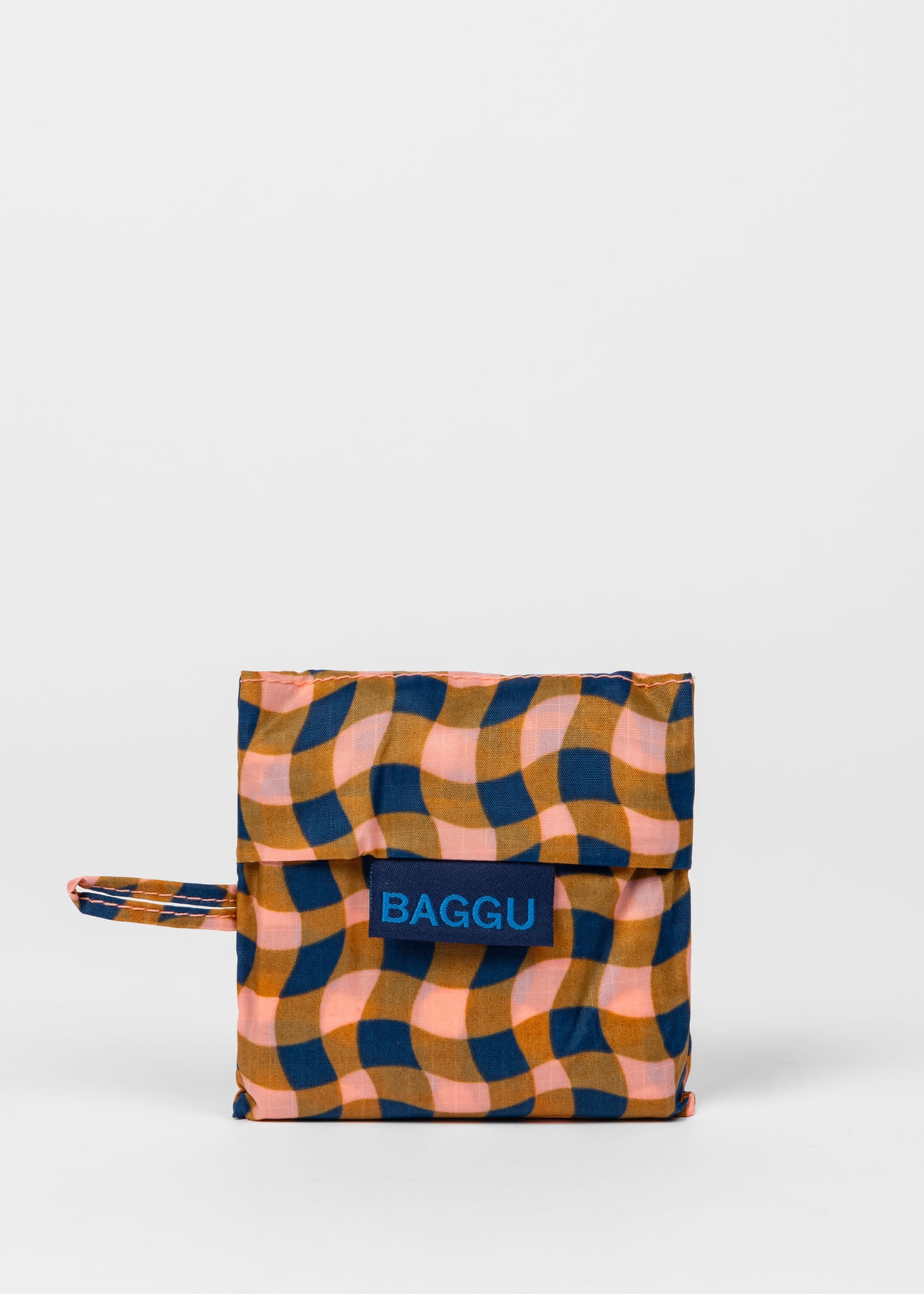 BAGGU Peach Wavy Gingham Baby Reusable Bag - 3