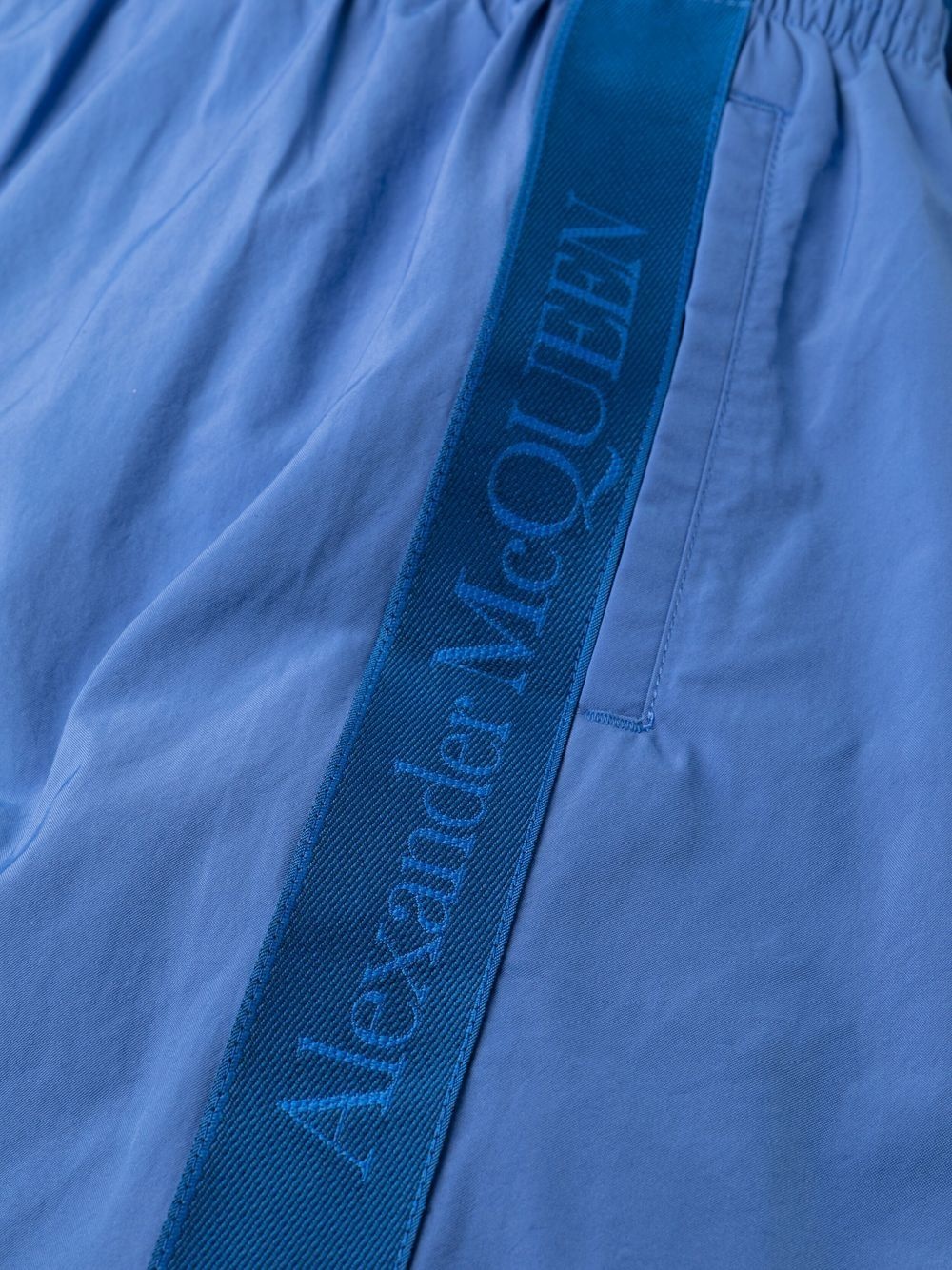 Selvedge logo-jacquard swim shorts - 3