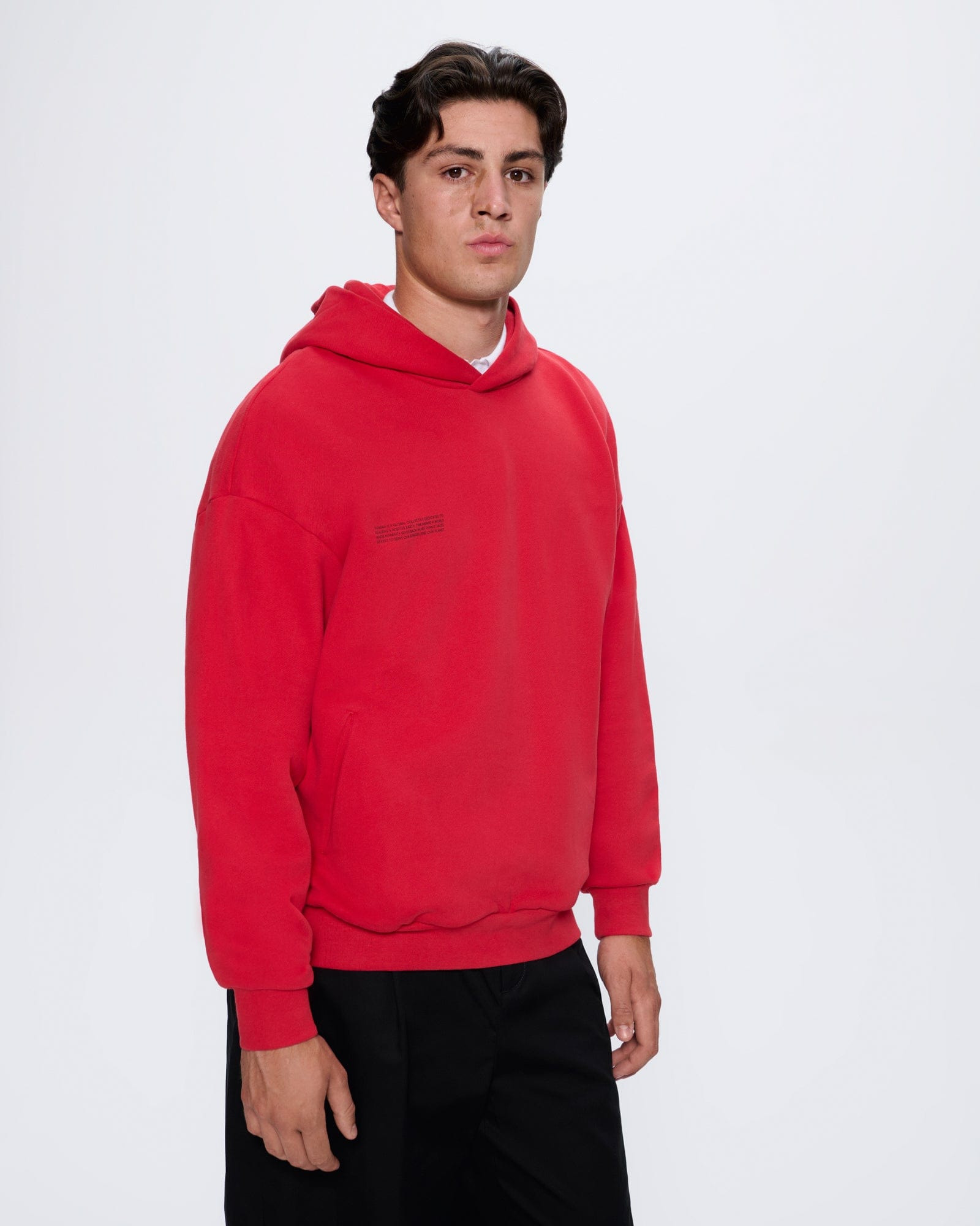 Mens 365 Midweight Hoodie - Red - 3