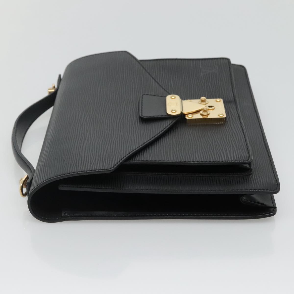 LOUIS VUITTON Epi Monceau 28 Hand Bag Black M52122 - 3