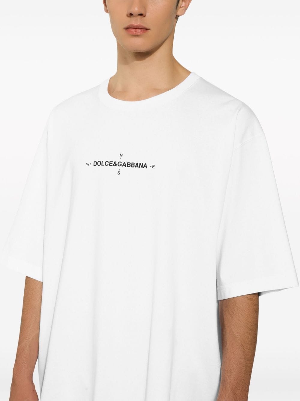 Marina-print cotton T-shirt - 5