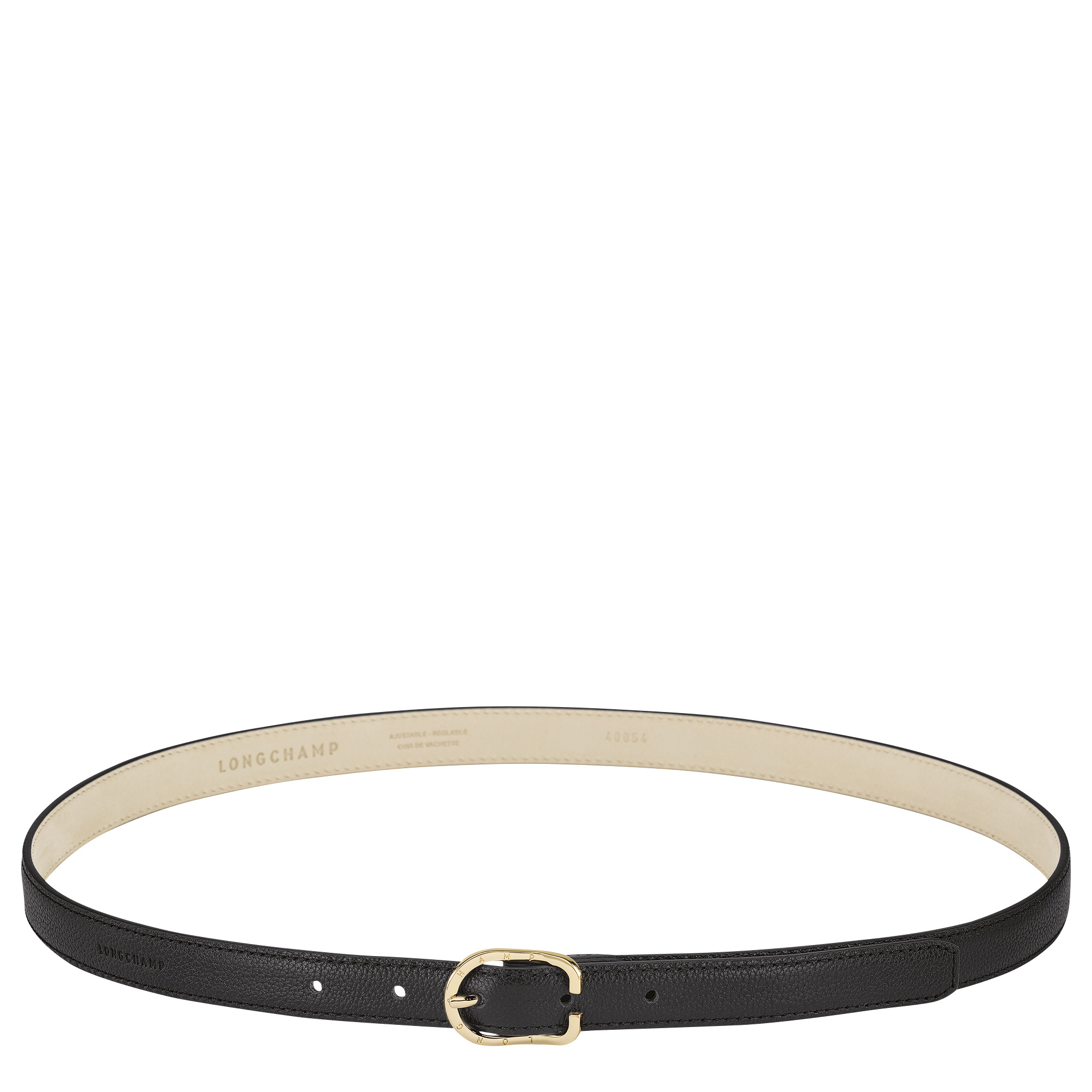 Le Foulonné Ladies' belt Black - Leather - 1