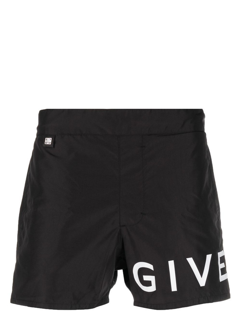 logo-print swimming shorts 1