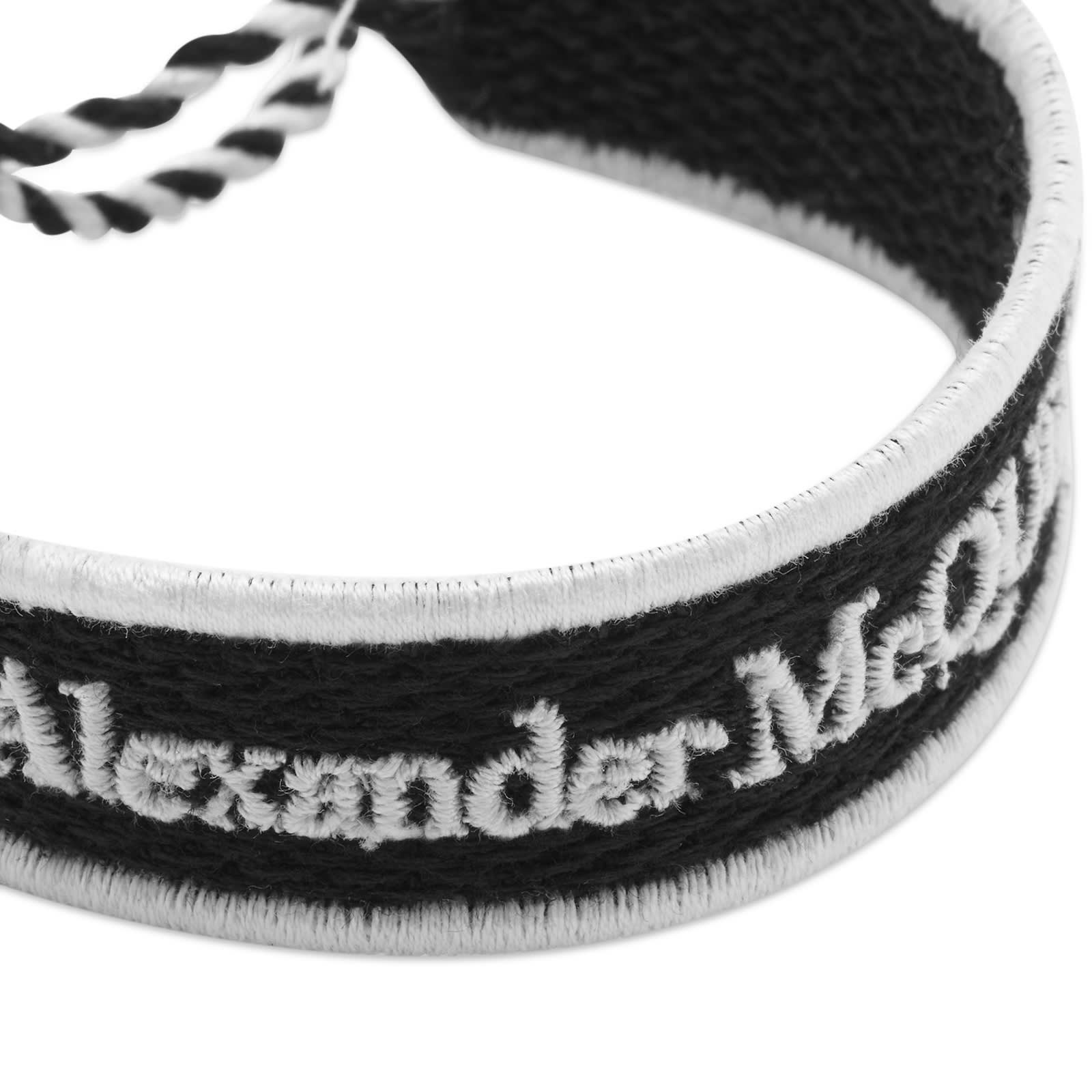 Alexander McQueen Woven Logo Bracelet - 4