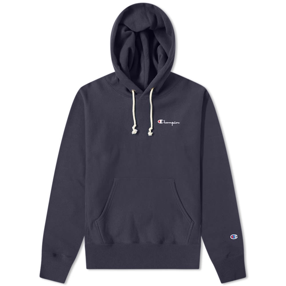 Champion Reverse Weave Small Script Logo Hoody - 1