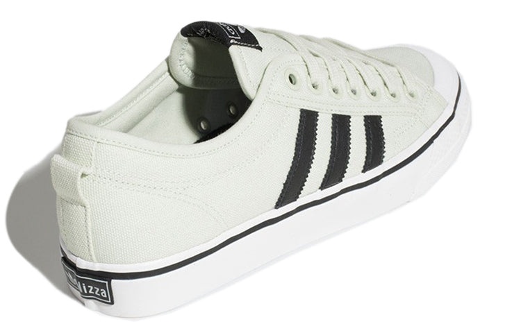 adidas gazelle silver green womens adidas Men's Originals Nizza Shoes, Size 6.5, Black/White main image 0